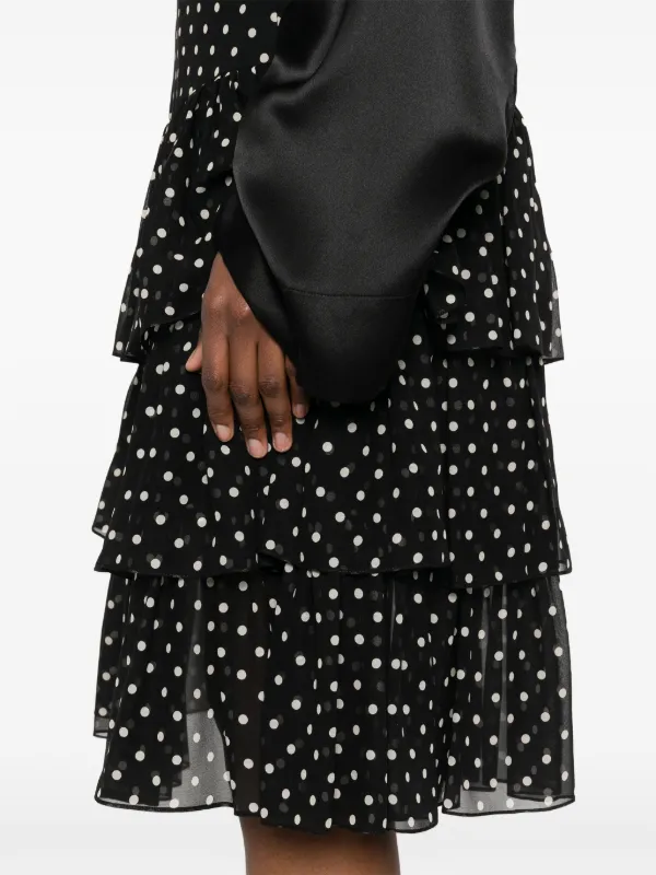Valentino Garavani polka-dot Mini Skirt | Black | FARFETCH