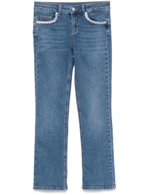 LIU JO crystal-embellished jeans