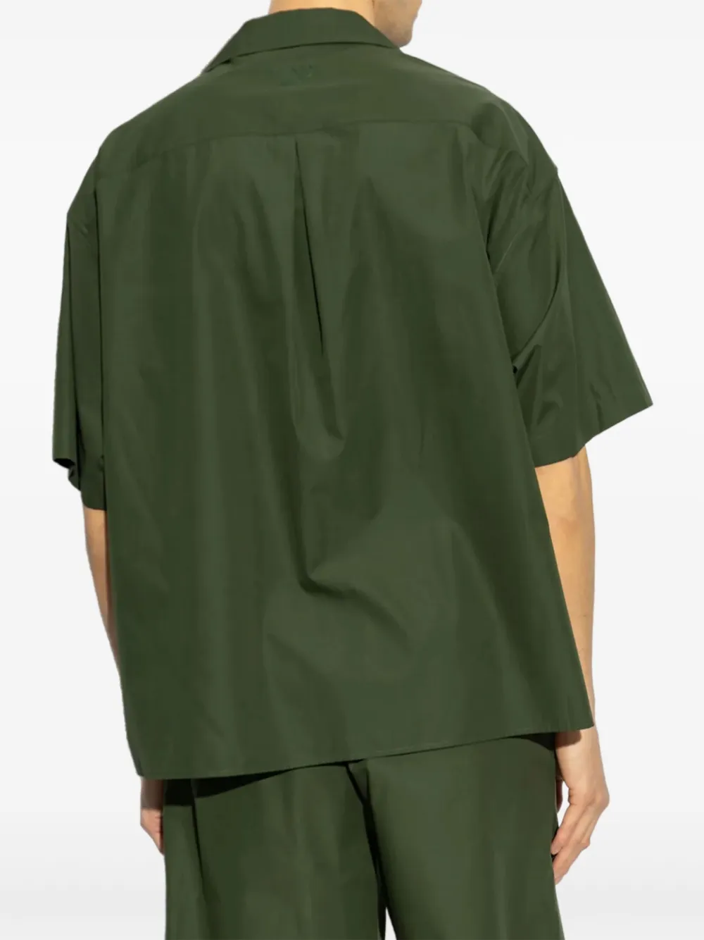 FENDI Overhemd met borduurwerk Groen