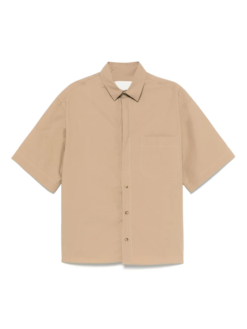 A Paper Kid cut-away-collar shirt | Neutrals | Image 1