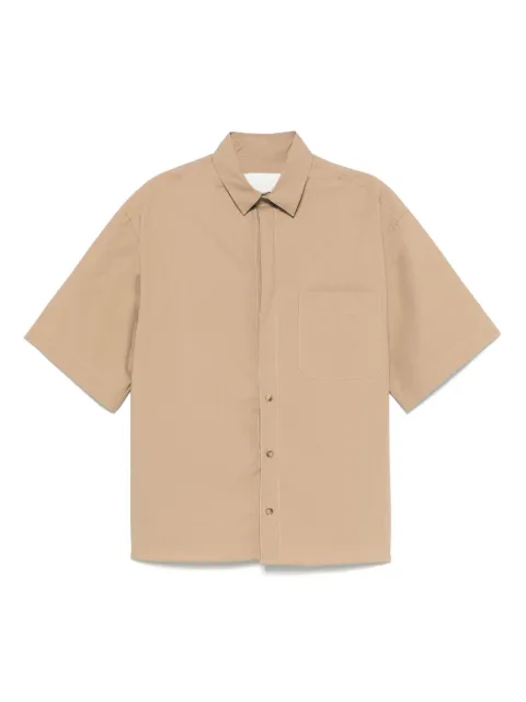 A Paper Kid camisa con cuello italiano