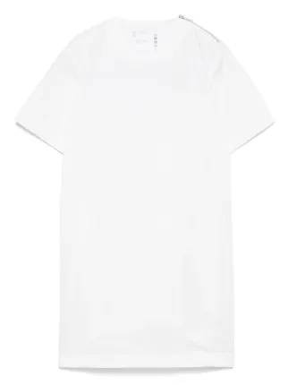 ワンピース SACAI White Poplin Dress Sacai Poplin Mini Dress | White | FARFETCH