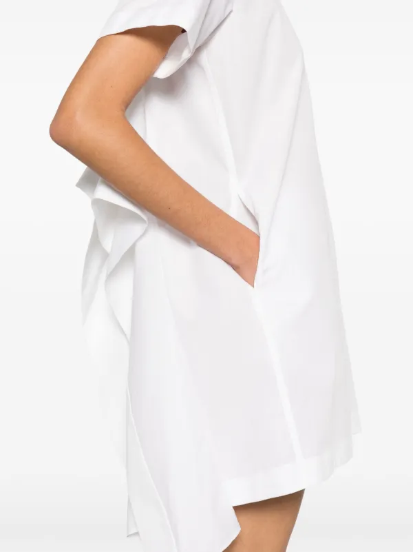 ワンピース Sacai White Cotton Mini Dress Sacai Poplin Mini Dress | White | FARFETCH RO