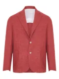 Barba single-breasted blazer - Red