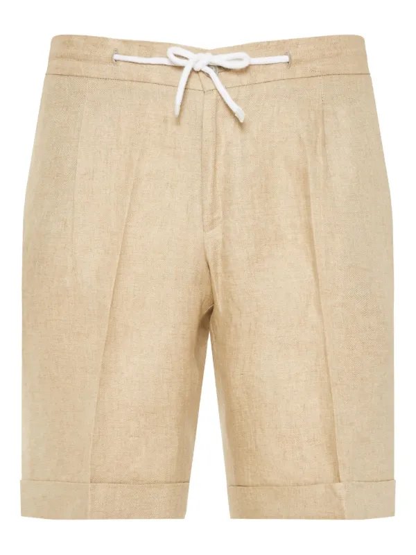 Barba リネン ショートパンツ | ニュートラル | FARFETCH JP
