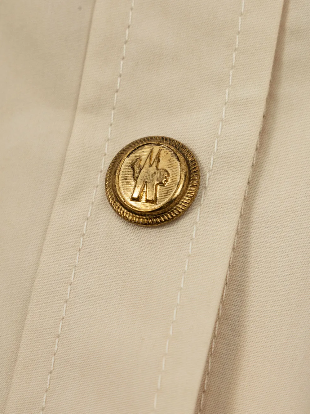 Moncler Enfant Jurk met ceintuur Beige