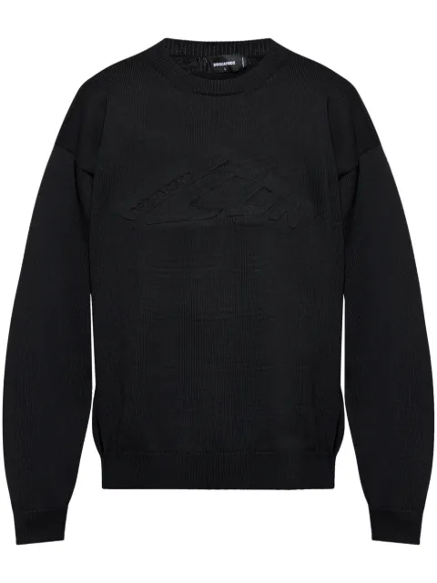 DSQUARED2 logo-embossed sweater