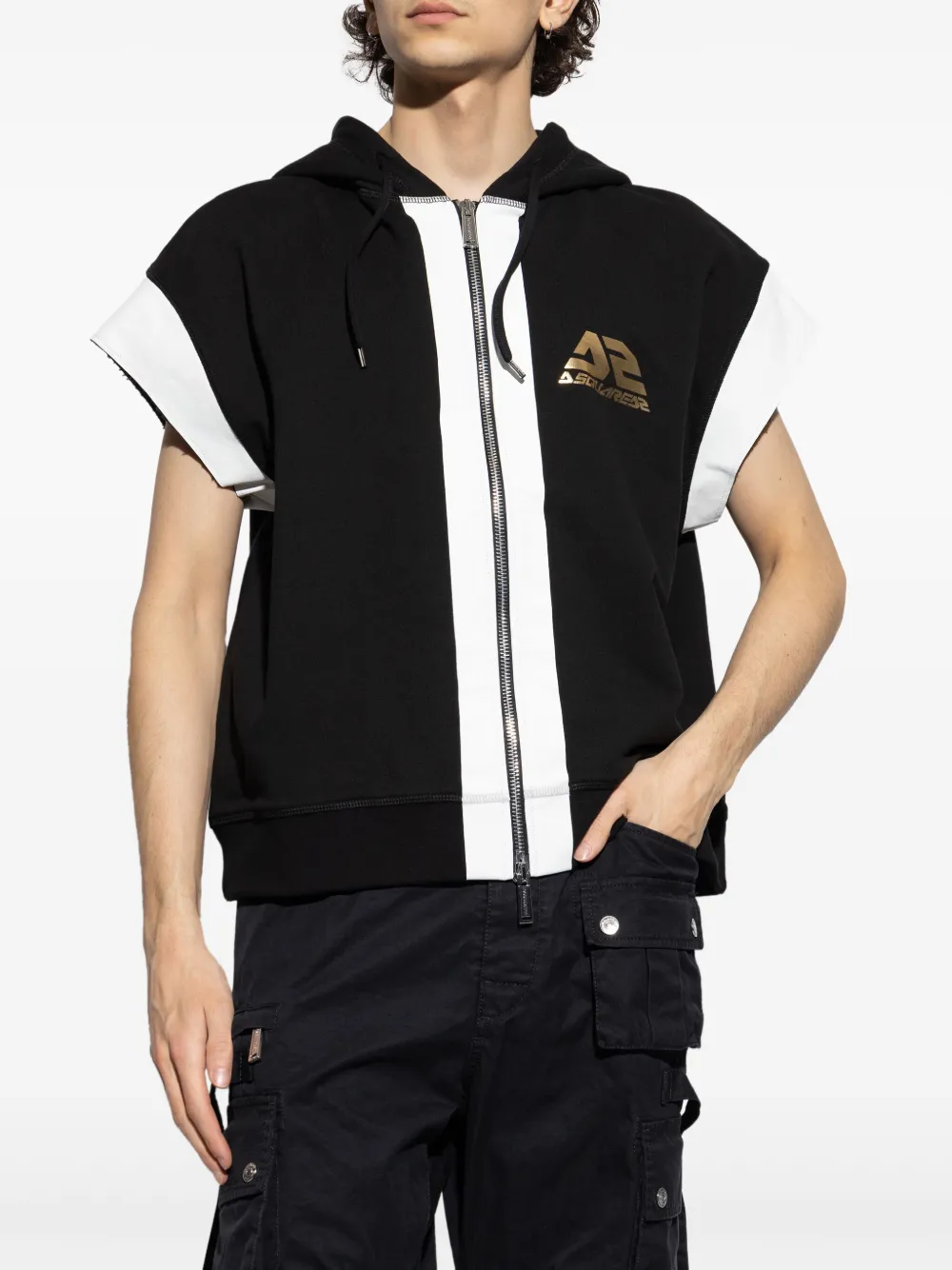 DSQUARED2 Gilet con logo | T-shirt e canotte | Image 3