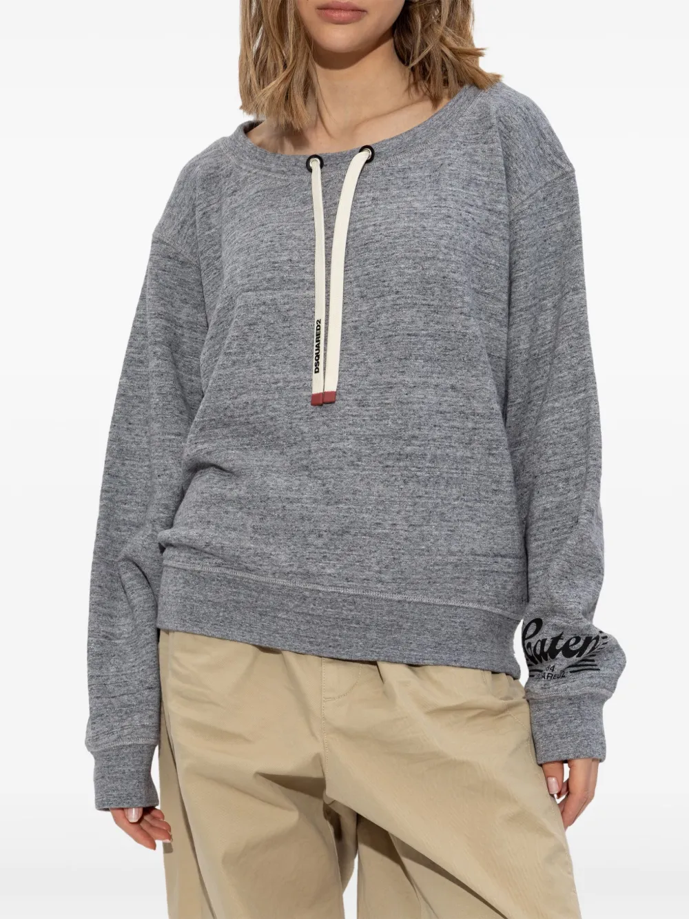 DSQUARED2 DRAWSTRING SWEATSHIRT