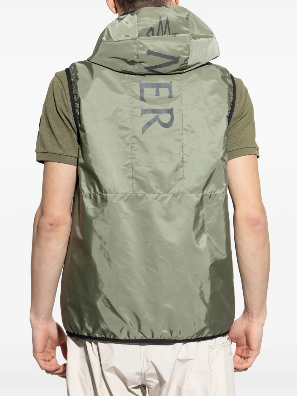 Moncler Moretan gilet Groen