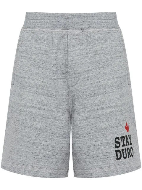 DSQUARED2 logo-print athletic shorts
