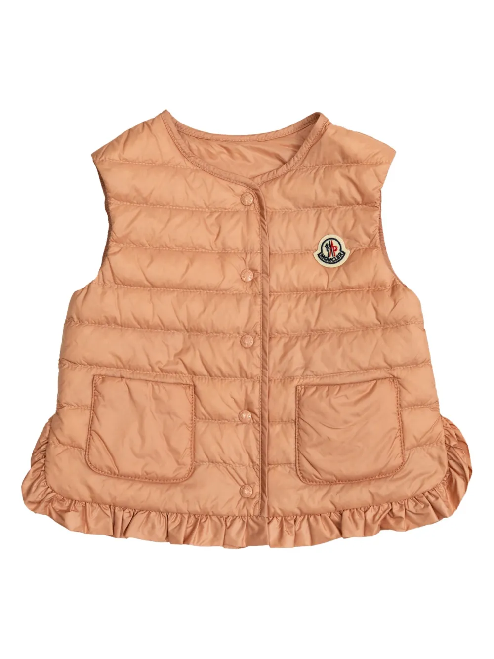 Moncler Enfant Portia bodywarmer Beige