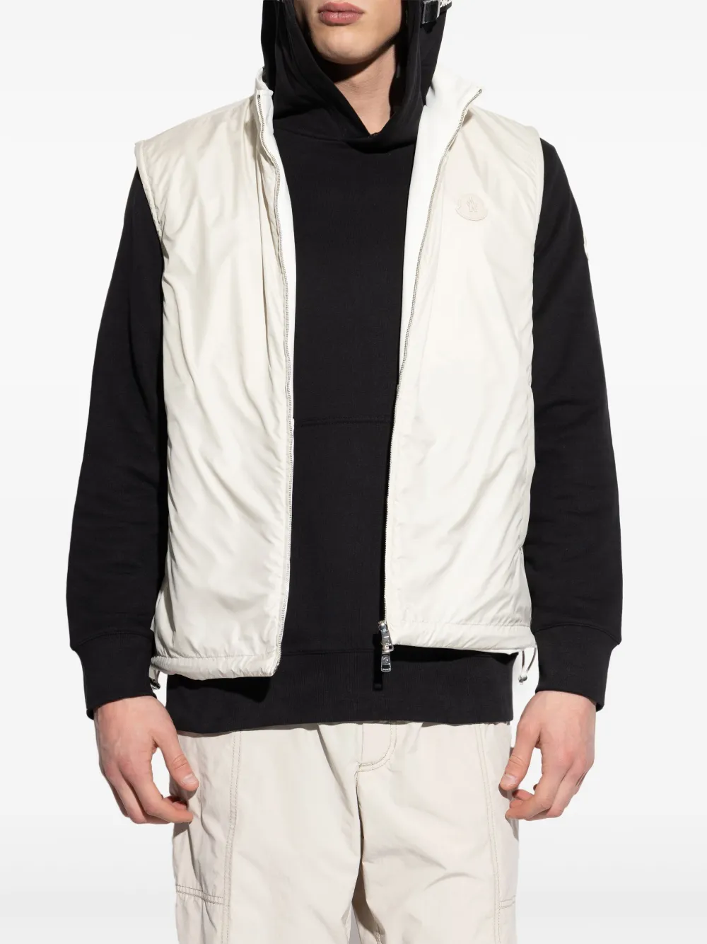 Moncler Omkeerbare bodywarmer Wit