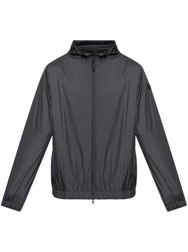 Moncler Domene フーデッド ウインドブレーカー | ブラック | FARFETCH JP