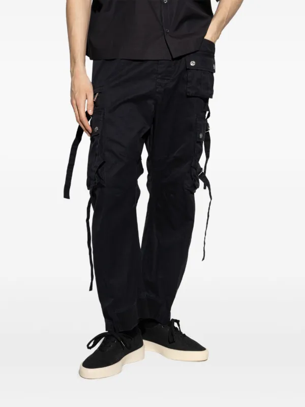 【送料&関税込】Dsquared2 Pocket Detailed Cargo Pants DSQUARED2 Cargo Trousers | Black | FARFETCH