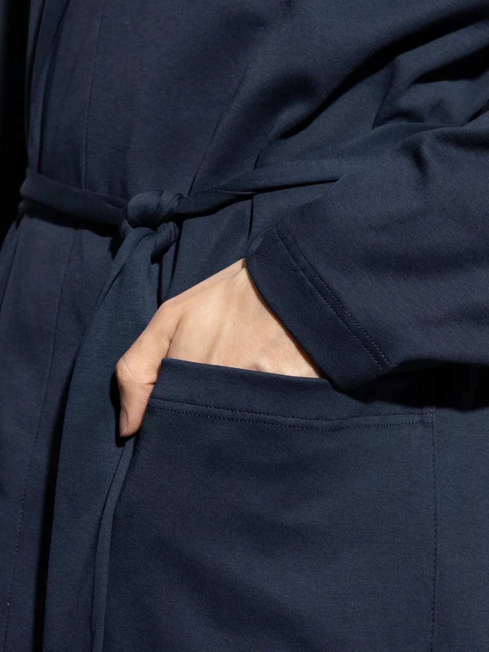 Hanro Katoenen badjas Blauw