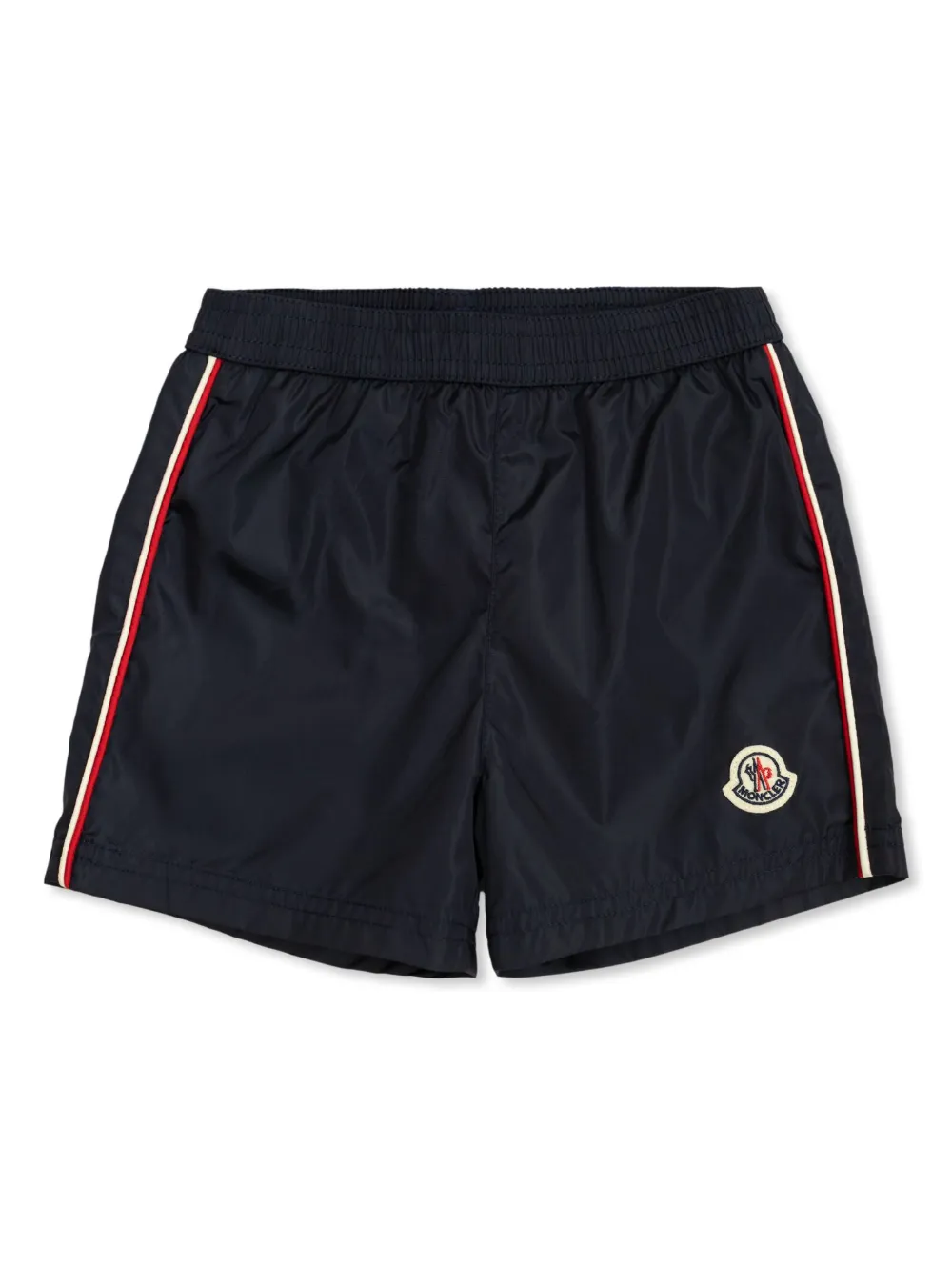 Moncler Enfant Gestreepte shorts Blauw