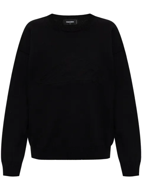 DSQUARED2 logo-embossed sweater