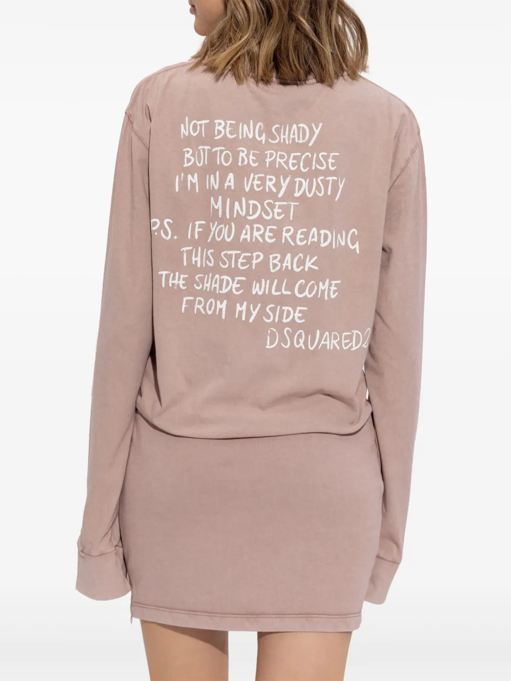 DSQUARED2 Jurk met lange mouwen Roze