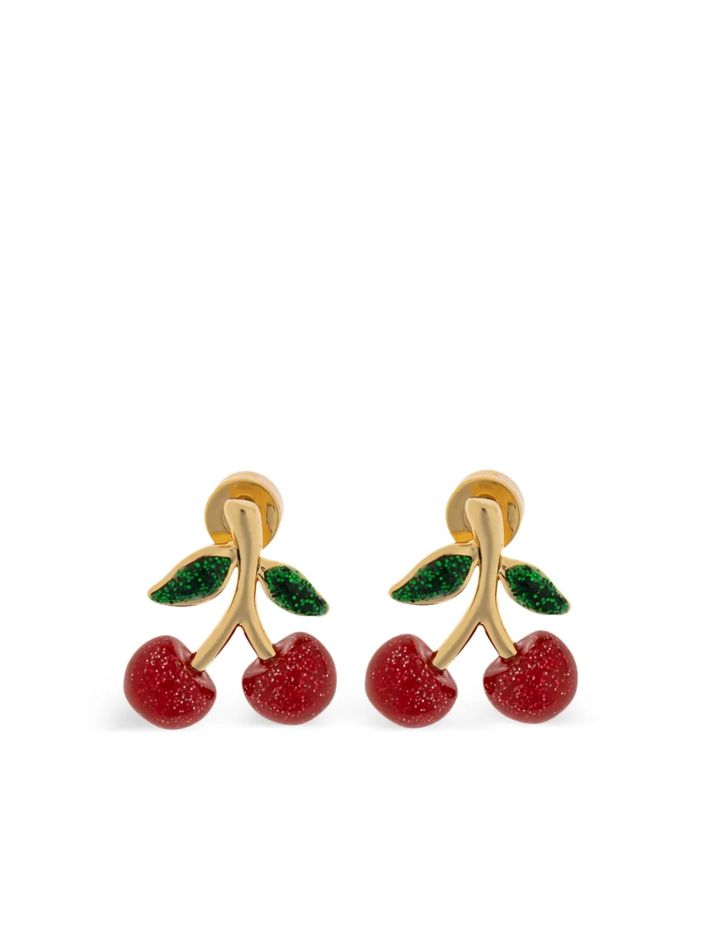 Coach cherry-shaped stud earrings | Gold | Image 1