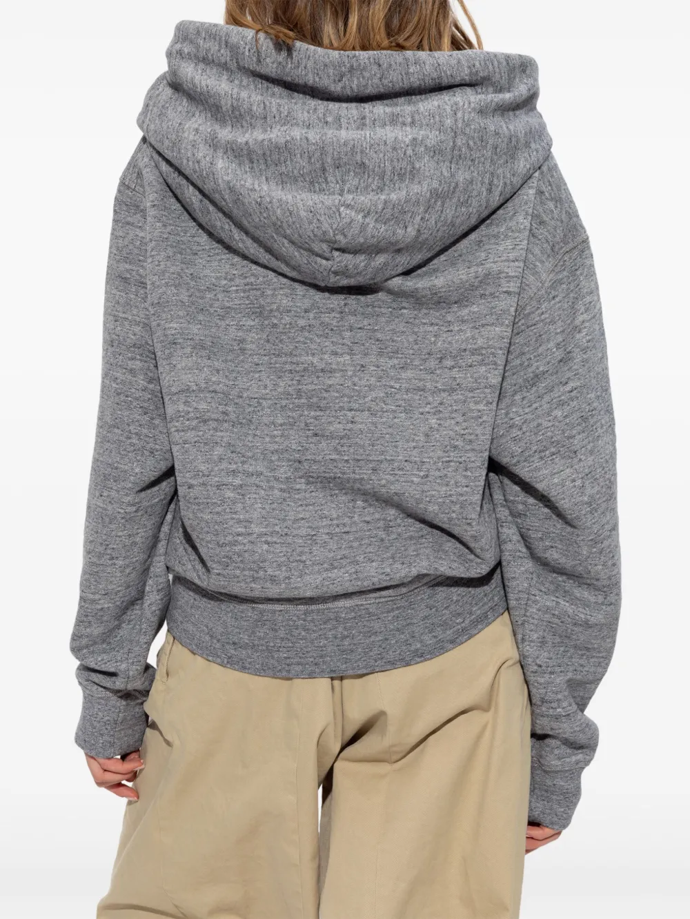 DSQUARED2 Hoodie met logodetail Grijs