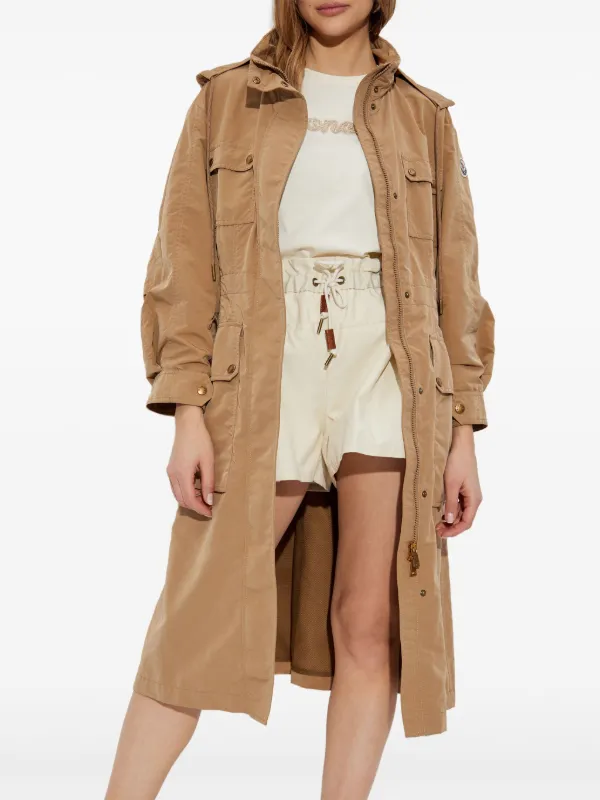 ジャケット MONCLER 'Nantes' parka Moncler Nantes Parka Coat | Brown | FARFETCH