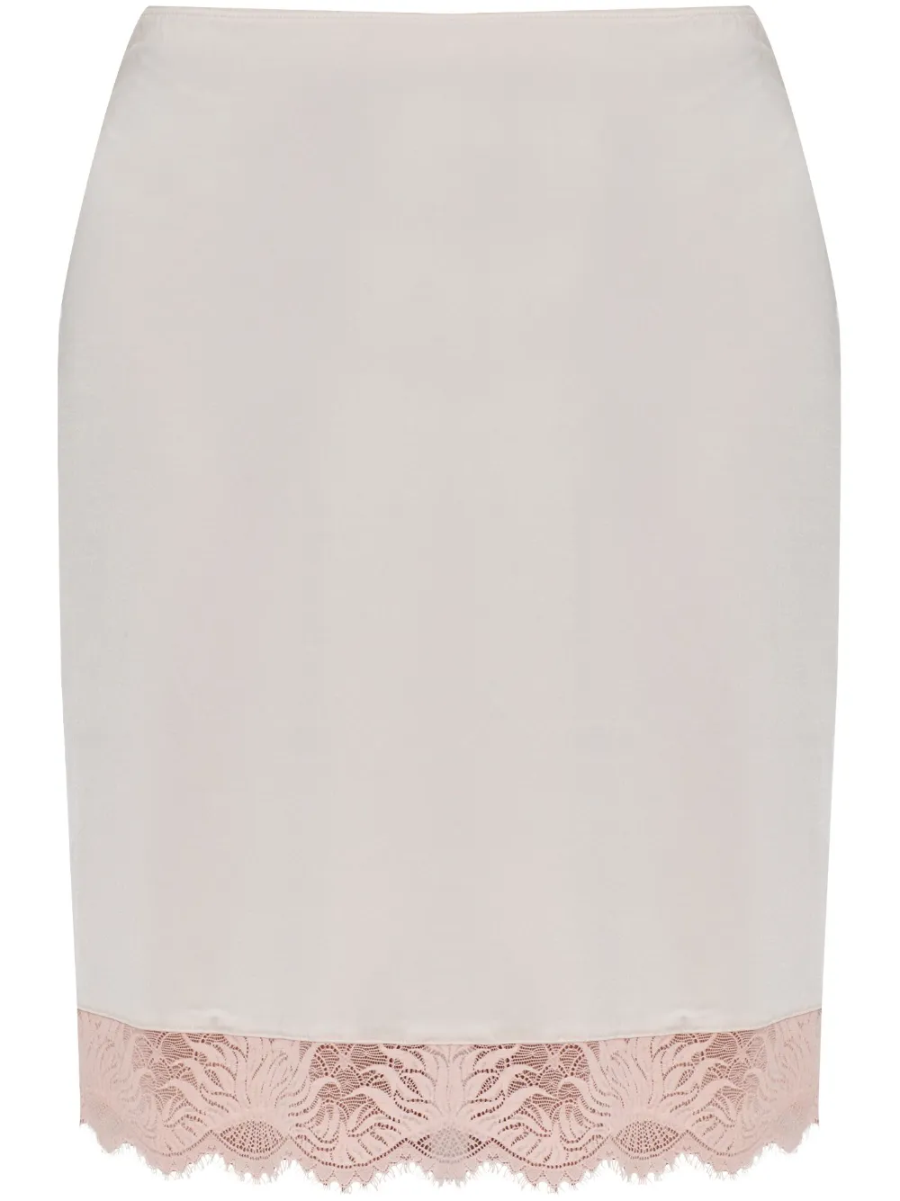 lace-trim night skirt