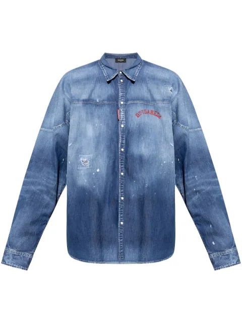 DSQUARED2 logo-print shirt