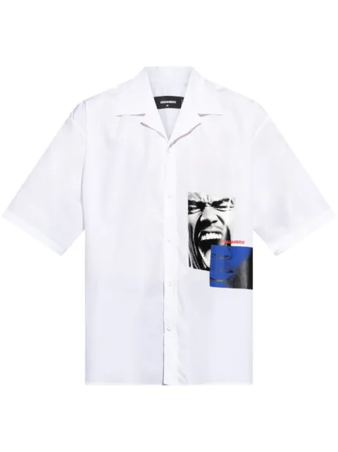 DSQUARED2 photograph-print shirt