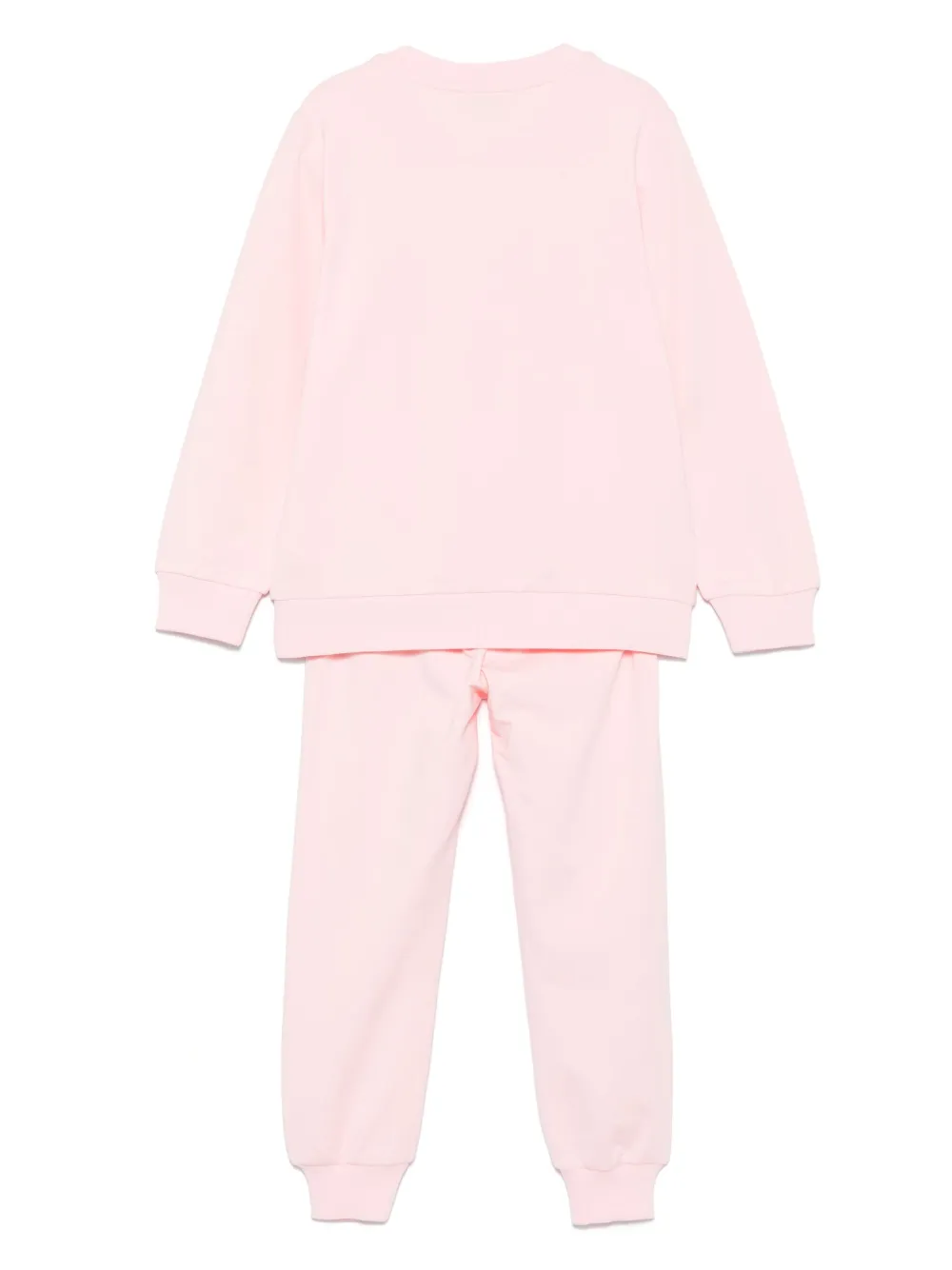 Moschino Kids Trainingspak met logoprint Roze