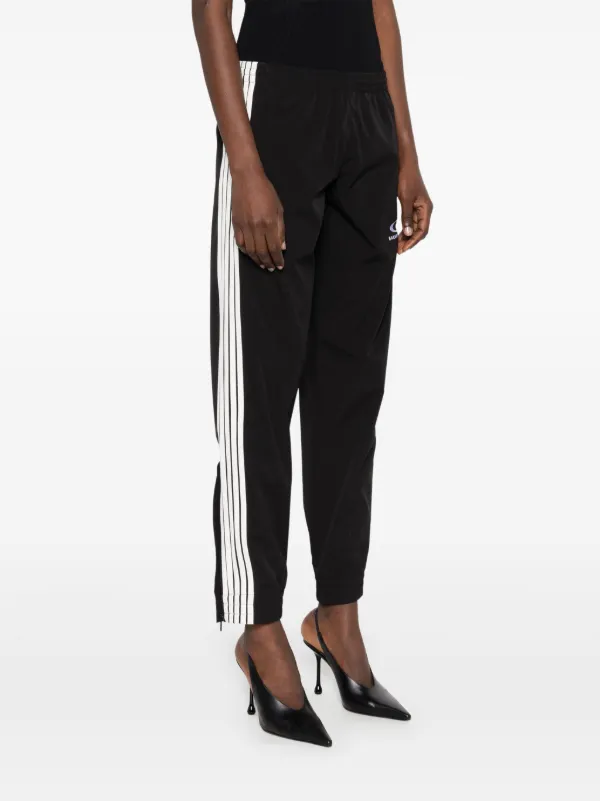 Balenciaga logo-embroidered Track Pants | Black | FARFETCH