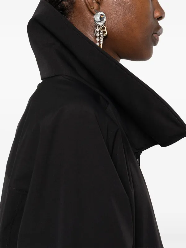 Balenciaga logo-embroidered Jacket | Black | FARFETCH