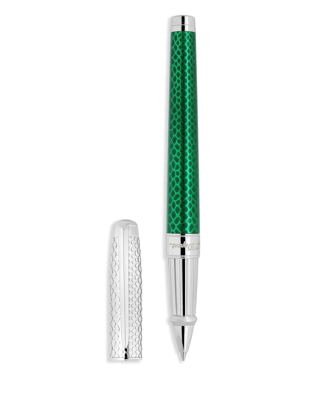 St Dupont Line D Eternity Pen In Silver