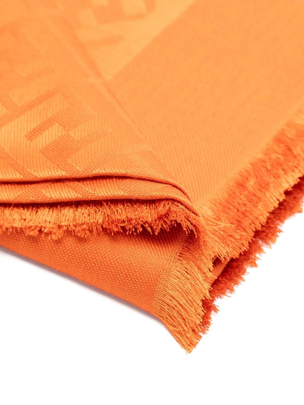 FENDI Sjaal met FF patroon Oranje