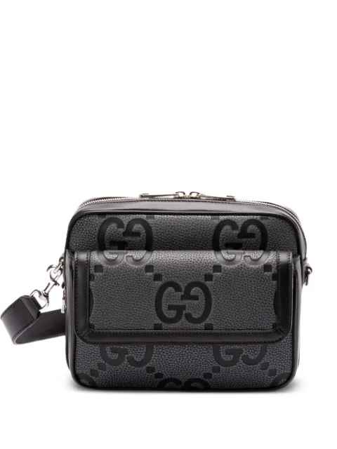 Gucci leather messenger bag