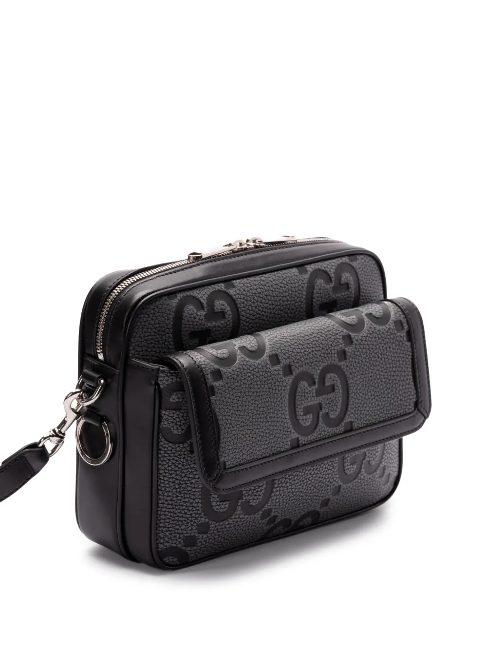 Gucci Leren messengertas Grijs
