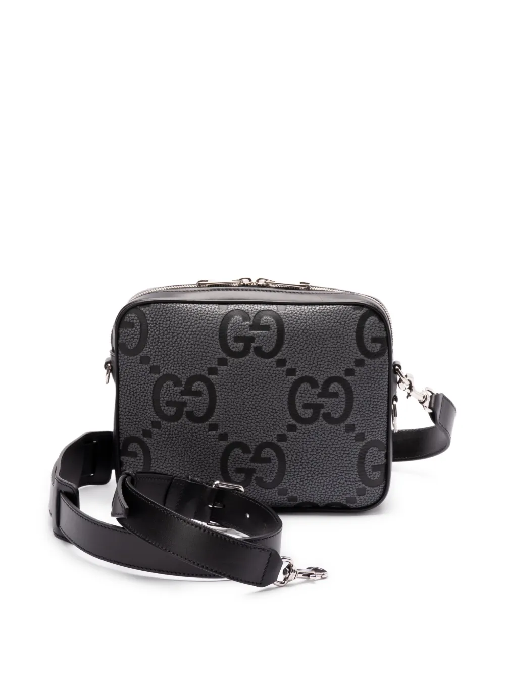 Gucci Leren messengertas Grijs