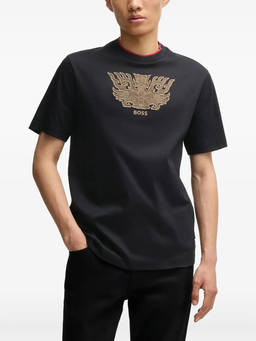 BOSS playera con logo bordado | Playeras y jerséis | Image 2