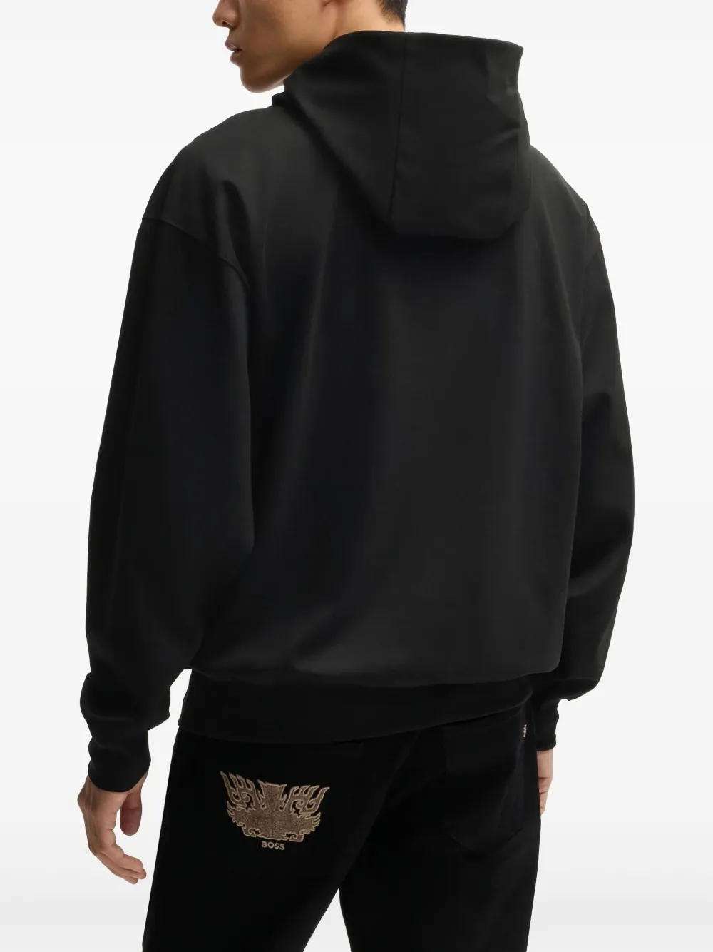 BOSS x Creation Of The Gods Taotie hoodie Zwart