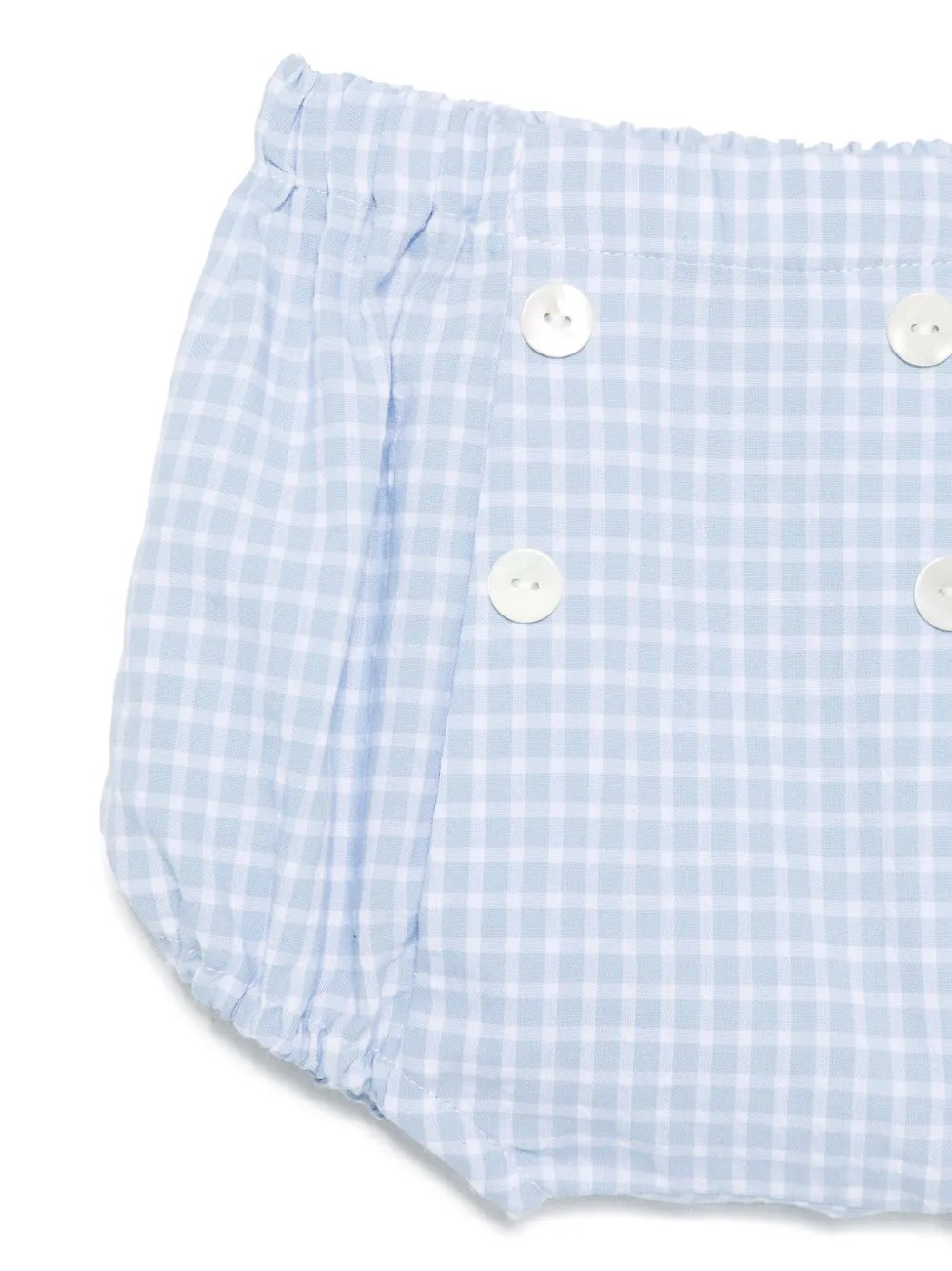 Siola Shorts met gingham ruit Blauw