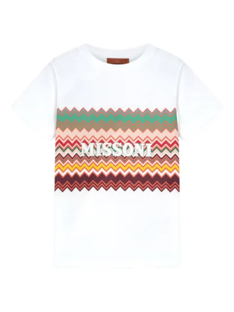 Missoni Kids zigzag-pattern T-shirt