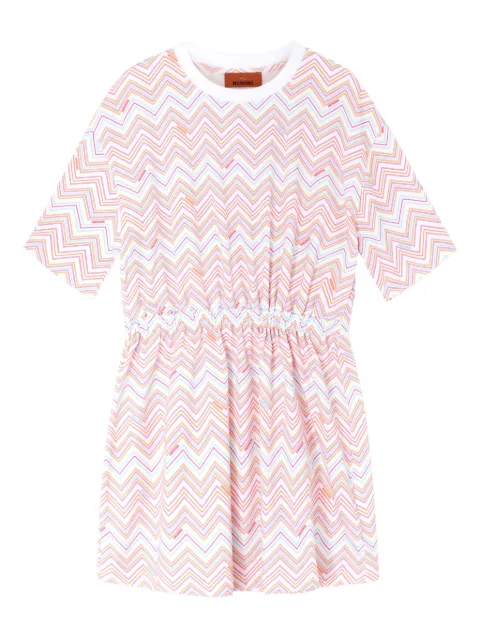 Missoni Kids فستان بطبعة متعرجة