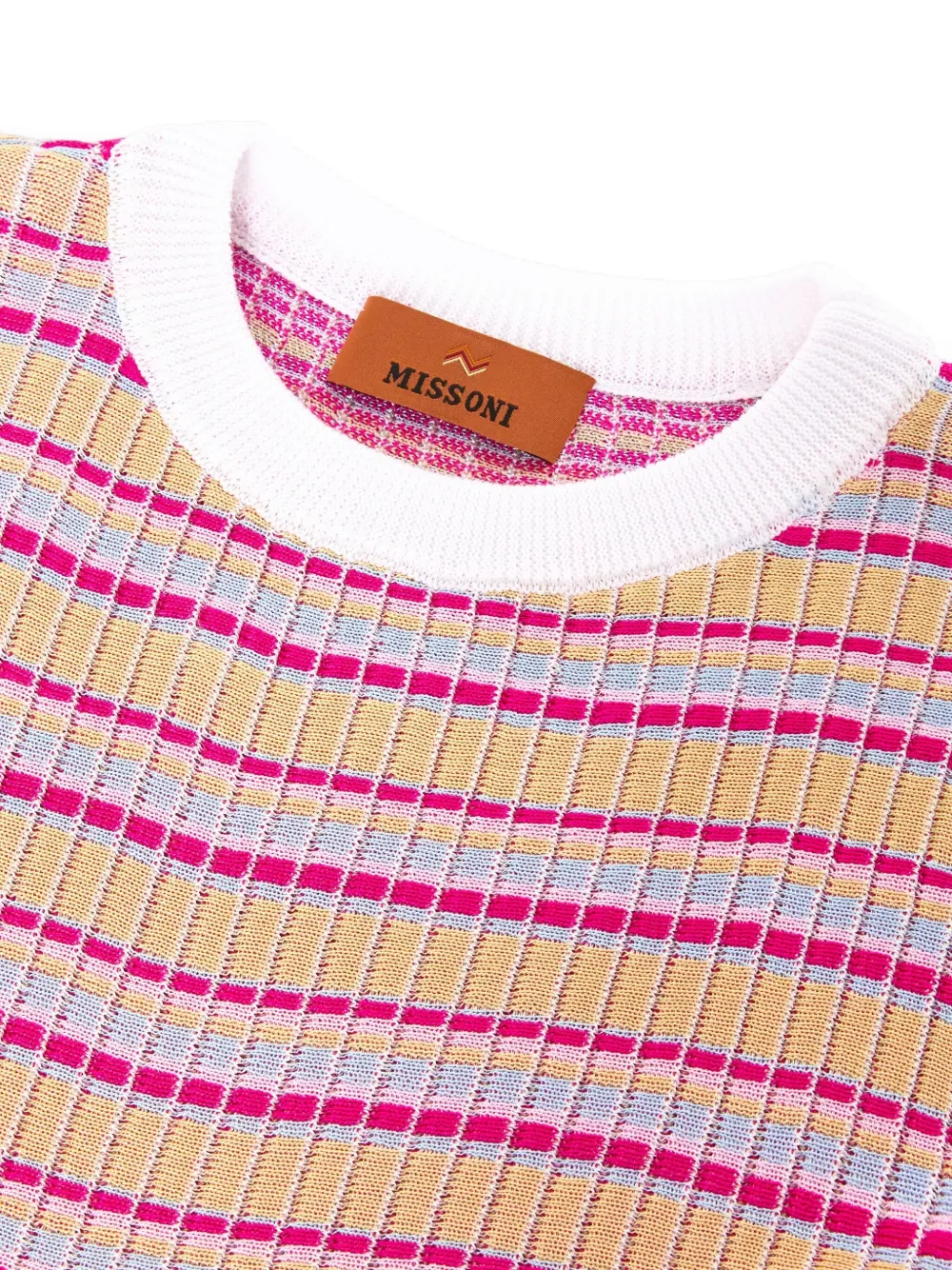 Missoni Striped Dress In Pink