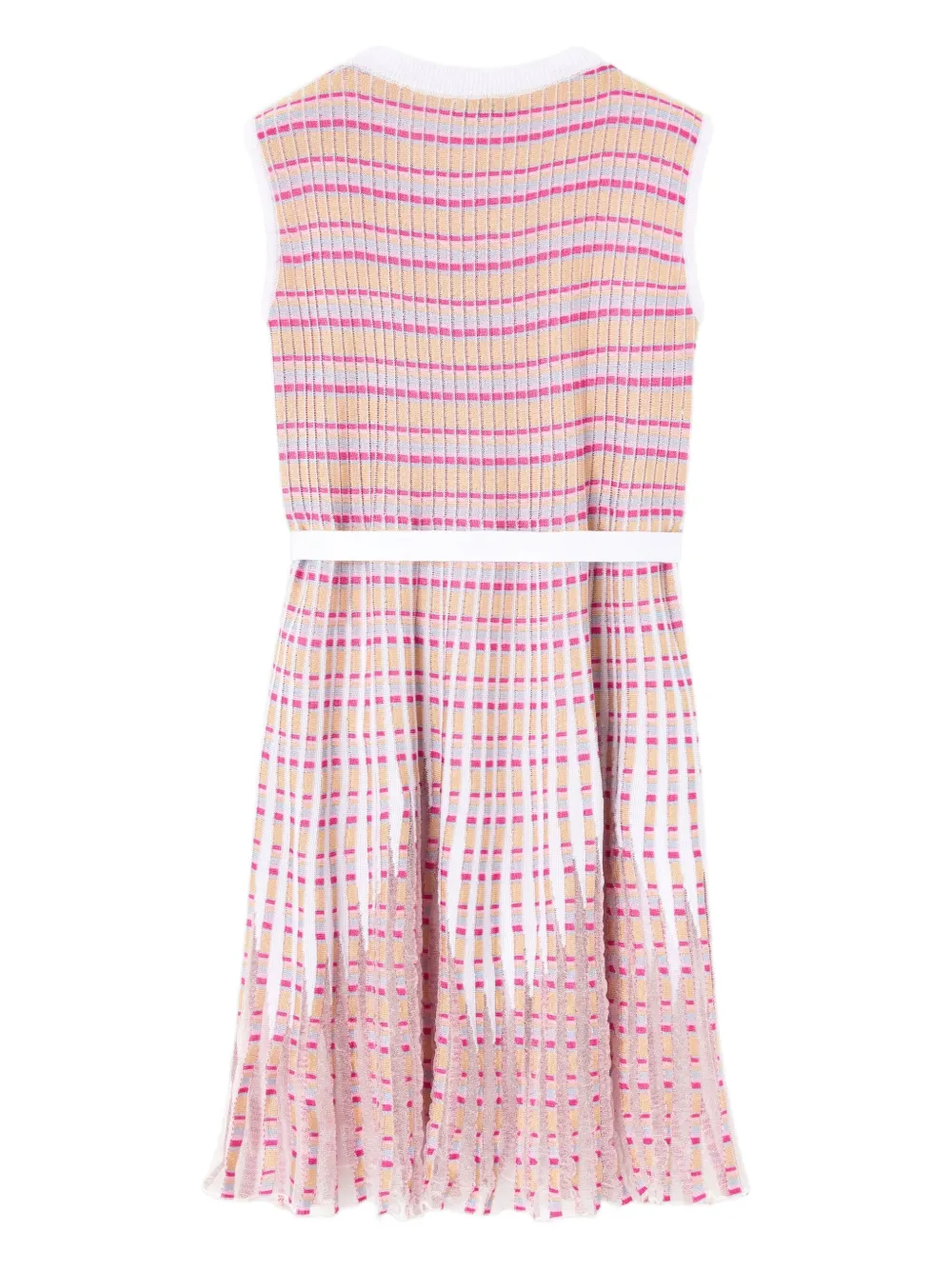 Missoni Kids Gestreepte jurk Roze