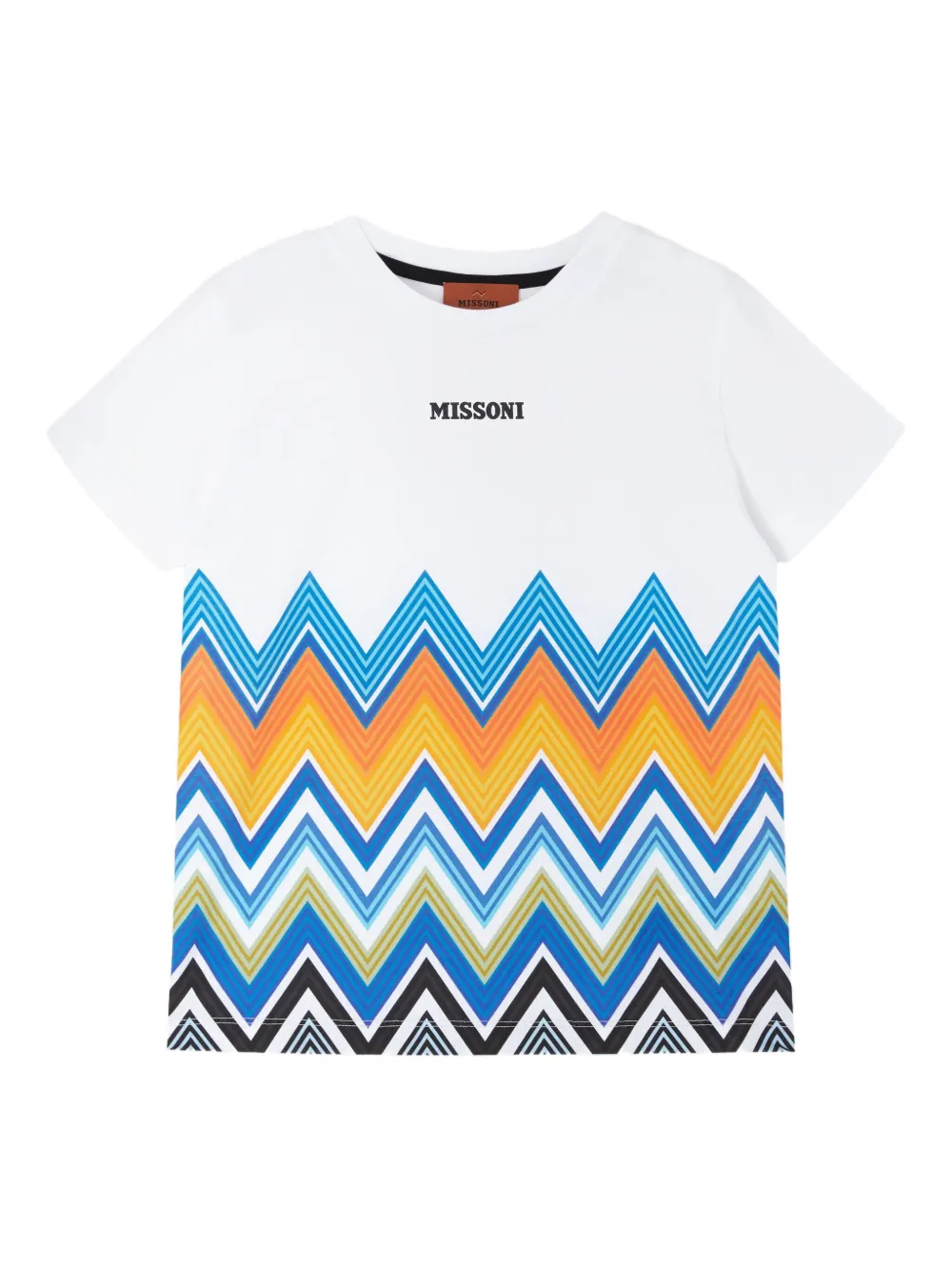 Missoni Kids T-shirt met print Wit