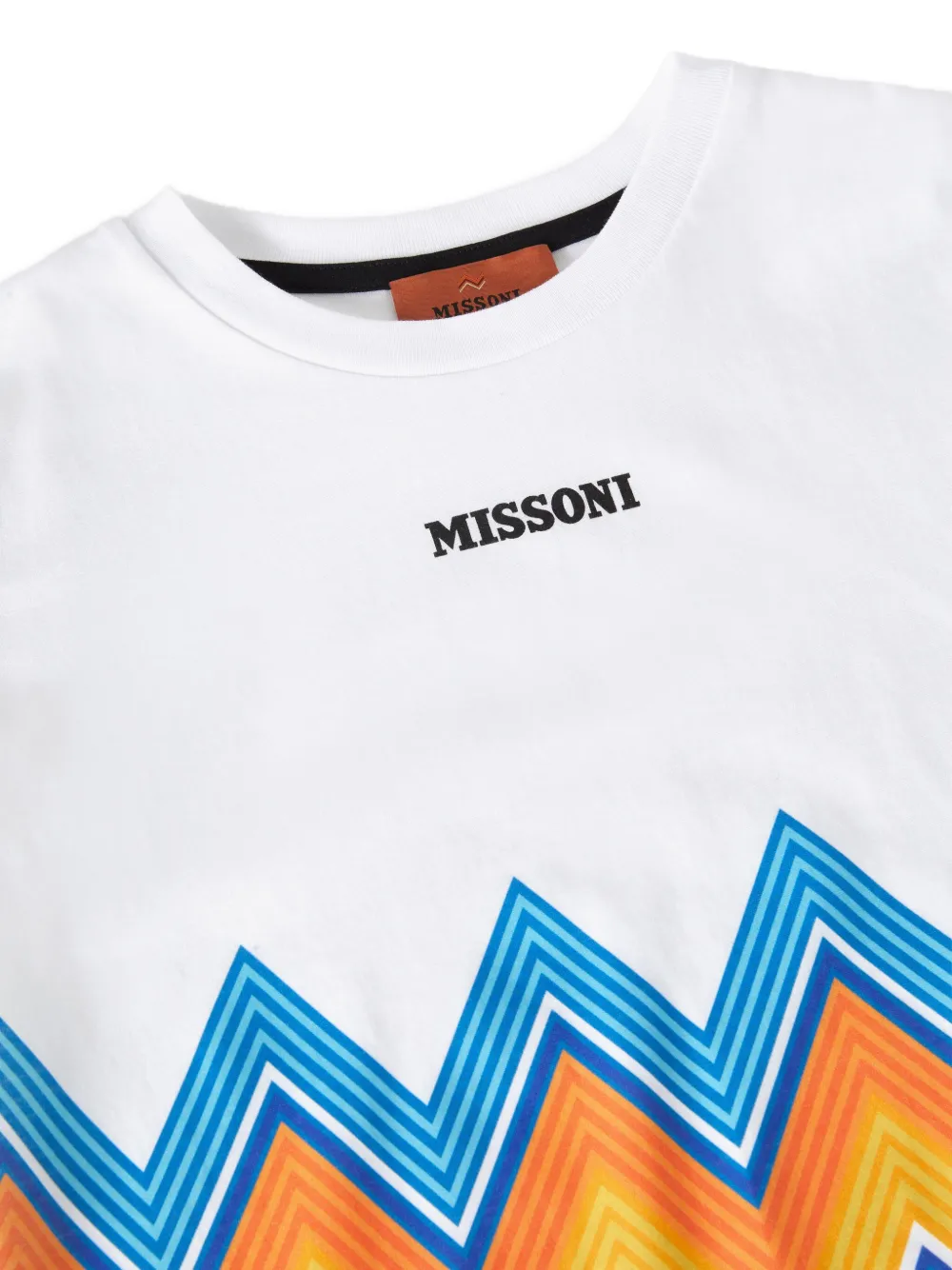 Missoni Kids T-shirt met print Wit