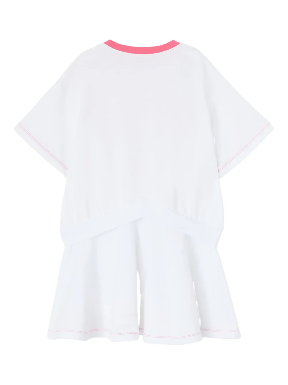 Missoni Kids Jurk met zigzagprint Wit