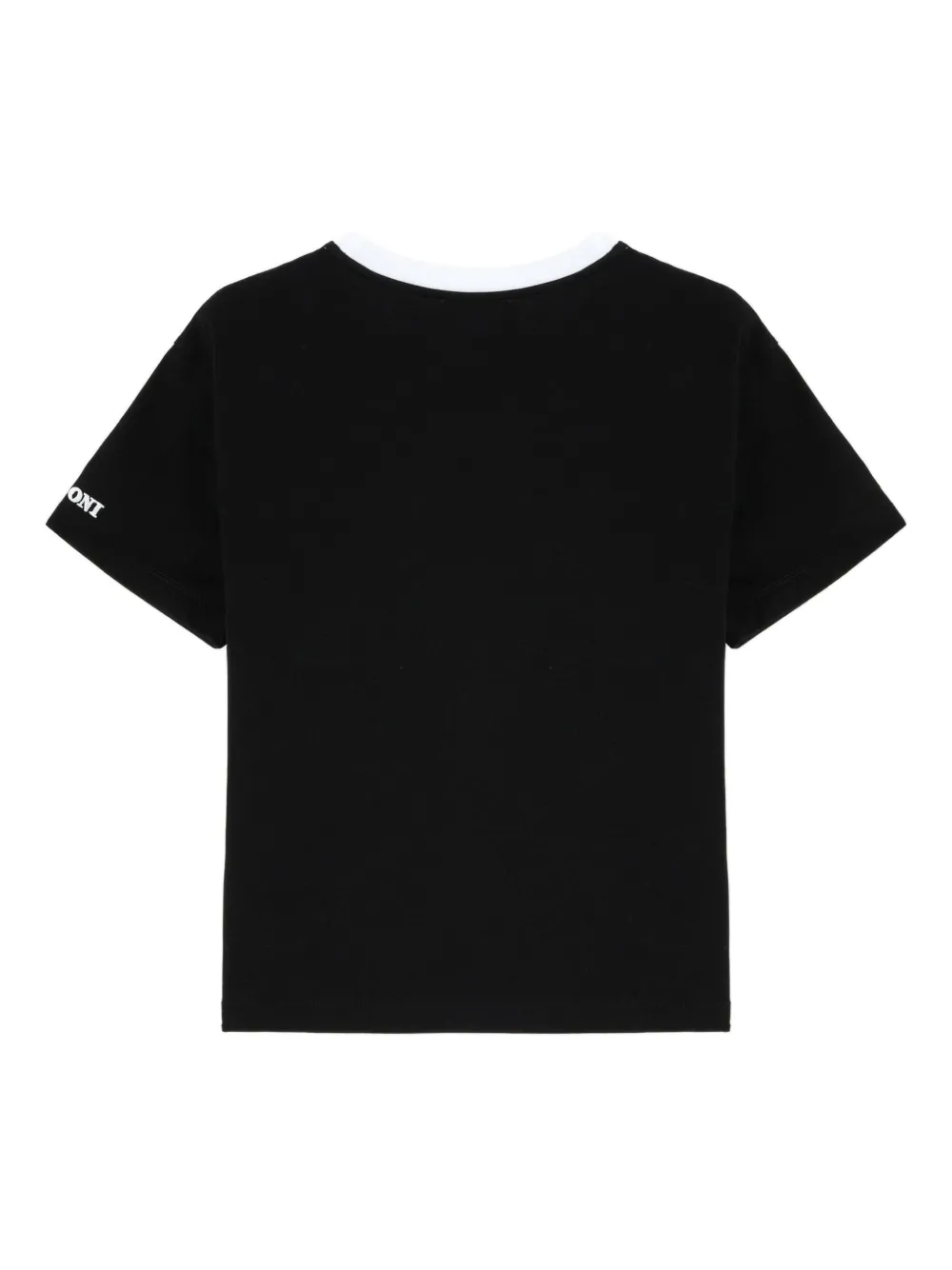 Missoni Patterned-pocket T-shirt In Black