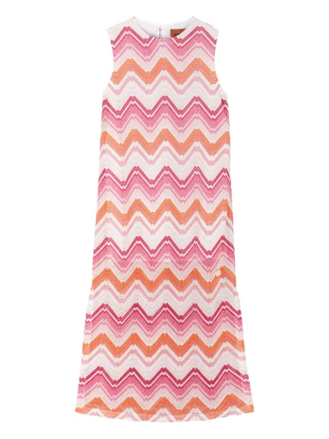 Missoni Kids فستان بنقش متعرج