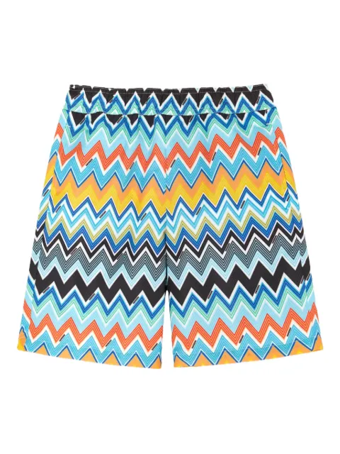 Missoni Kids شورت سباحة بنقش متعرج